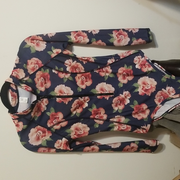 Joe Boxer Tops - Women's Joe Boxer floral Bodysuit